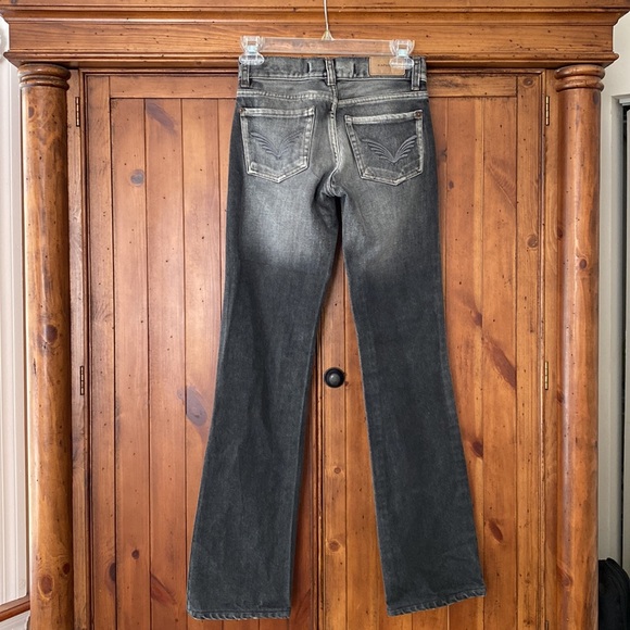 Rapsodia Super Low Rise Jeans black faded size 22 - Picture 4 of 10